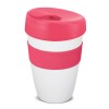 Double Wall Lyon Cups white pink